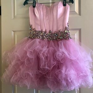 Strapless Faviana Cocktail Dress